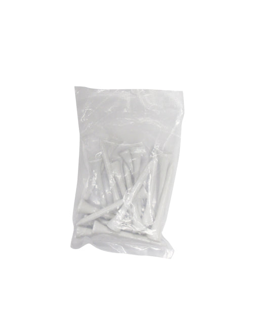 Plain Wood Golf Tee Prebagged 2 3/8" | #1102