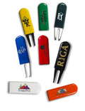 Printed Rounded Top Metal Resort Divot Tool | #3002P
