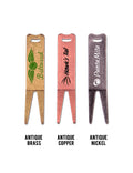 Reverse Fork Printed Metal Divot Tool | #3017P