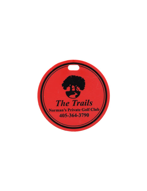 Circular PVC Tag - #501012 - JLC Golf Shop