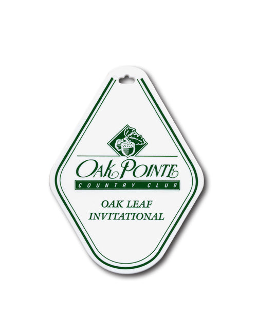 Rounded Diamond PVC Tag | #501017