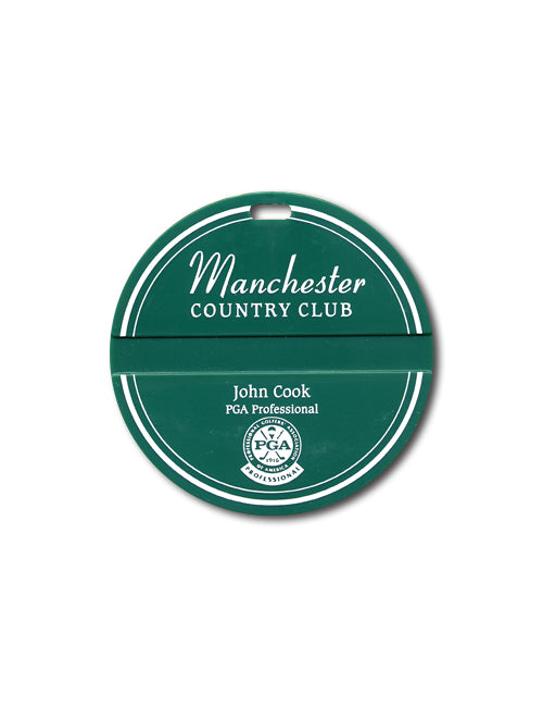 Round Slot PVC Tag | #501018S