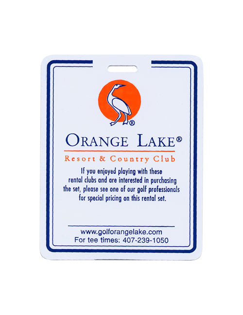 Standard Thin PVC Tag - #50101T