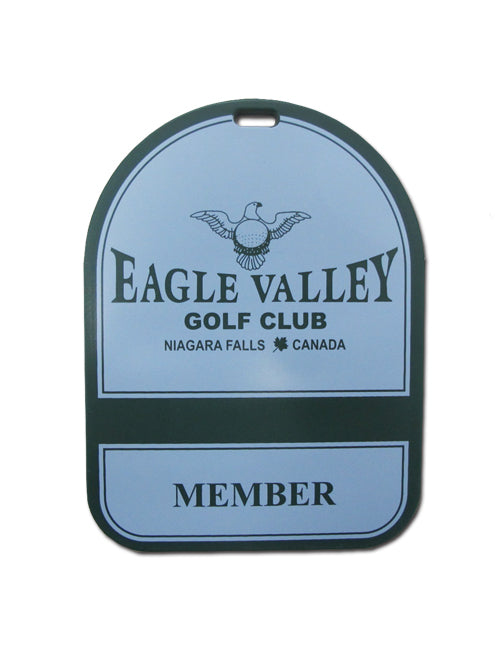 Rounded-Top PVC Tag | #50102