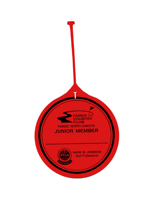 Racquet PVC Tag | #50107