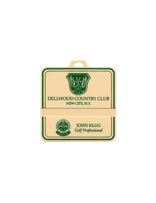 Rounded Square Slot PVC Tag | #50108S