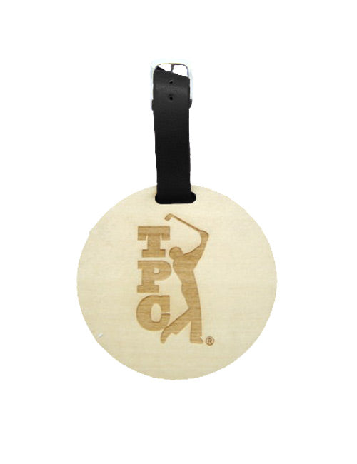 Wood Bag Tag Round | #50133