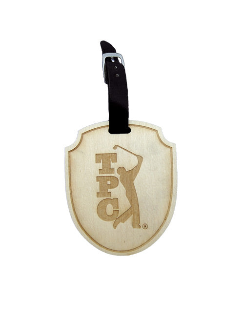 Wood Bag Tag Shield | #50135