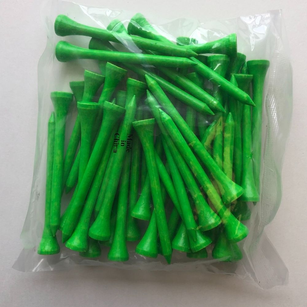 3-1/4" Premium Wood Golf Tees Bulk - 500 Count | #314bulk