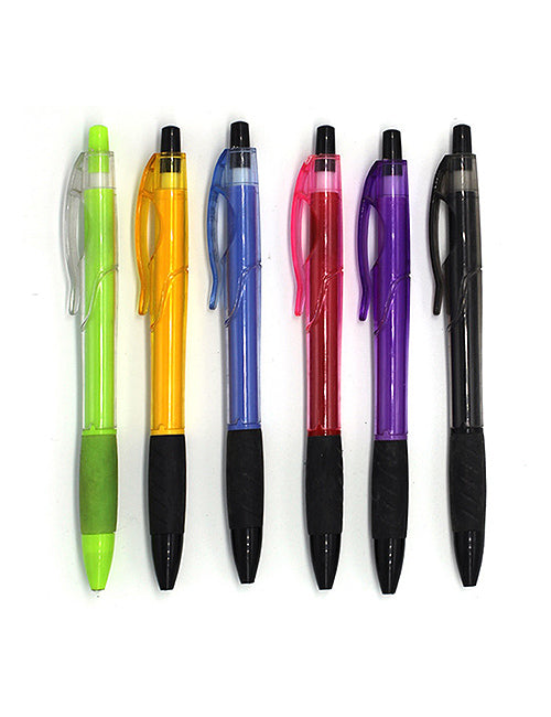 Custom Plastic Ball Pen with Big Clip - #605RY14 - JLC Golf Shop
