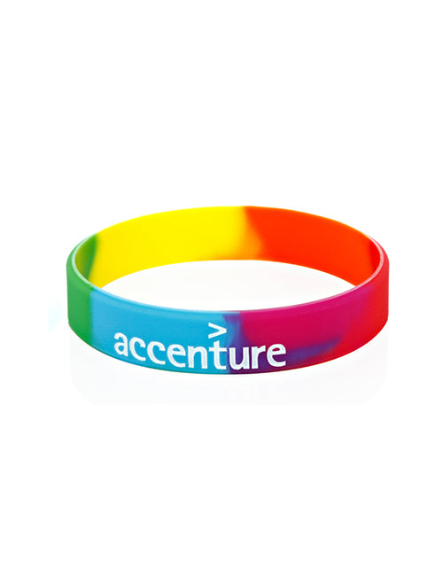 Multi Colored Wristband Debossed | #6141