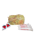 World Map Drawer Box with 15 Golf Tees + 2 Markers | #715
