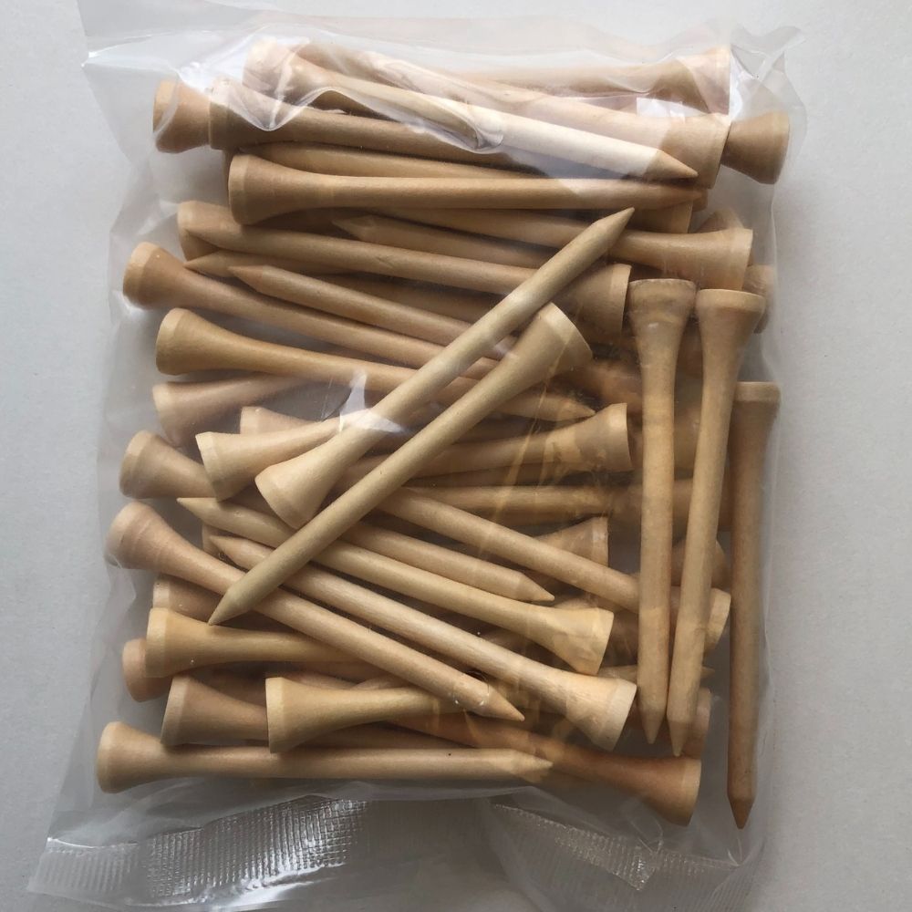 3-1/4" Premium Wood Golf Tees Bulk - 500 Count | #314bulk