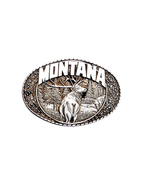 2 1/4" x 3 1/4" Fine Pewter Belt Buckle