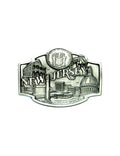 3" x 4 1/2" Fine Pewter Belt Buckle