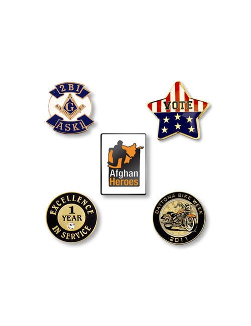 1-1/2" Hard Enamel Lapel Pins - #LPH105
