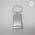 Metal rectangle shaped keychain | #MK133