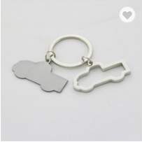 Metal double truck shaped  keychain | #MK140