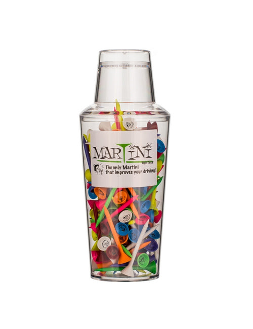 Martini Large Shaker with 150 Original Tees - #MSK150