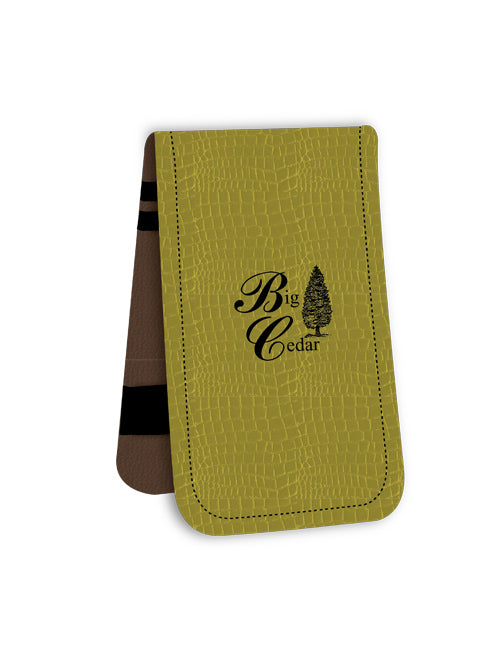 Gator Leather Yardage and Scorecard Holder - #SH700GL - JLC Golf Shop