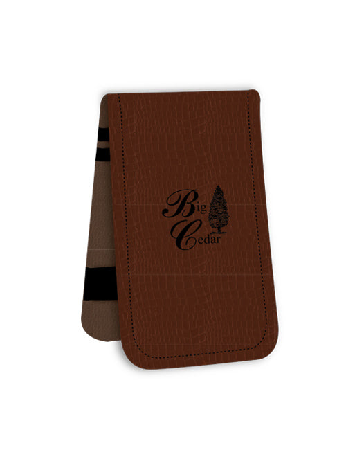 Gator Leather Yardage and Scorecard Holder - #SH700GL - JLC Golf Shop