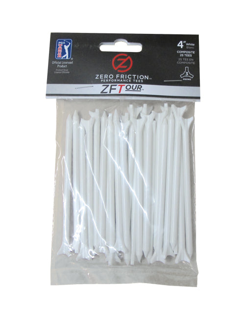 ZeroFriction Golf Tee, 3 Prong, 4", 25/pack | #ZPB4