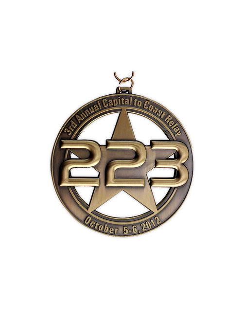 3-1/2" Zinc Cast Medal