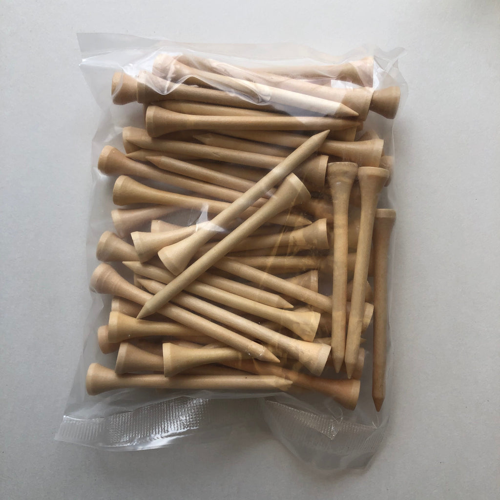 Wood Golf Tee, 3 1/4", 50/pack | #1604
