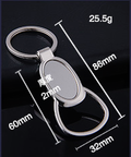 Metal Key Chain Shield | #MK112
